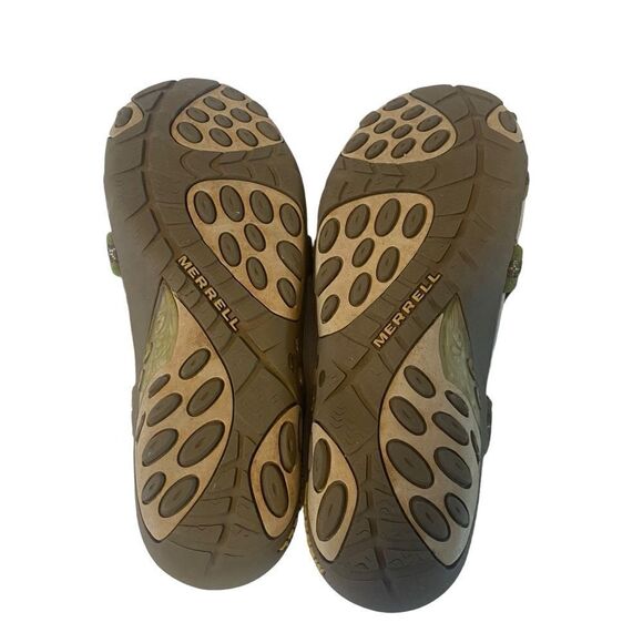 Merrell Army Green Canvas Water/Hiking Shoe in Ladies Size 8 - Picture 7 of 7